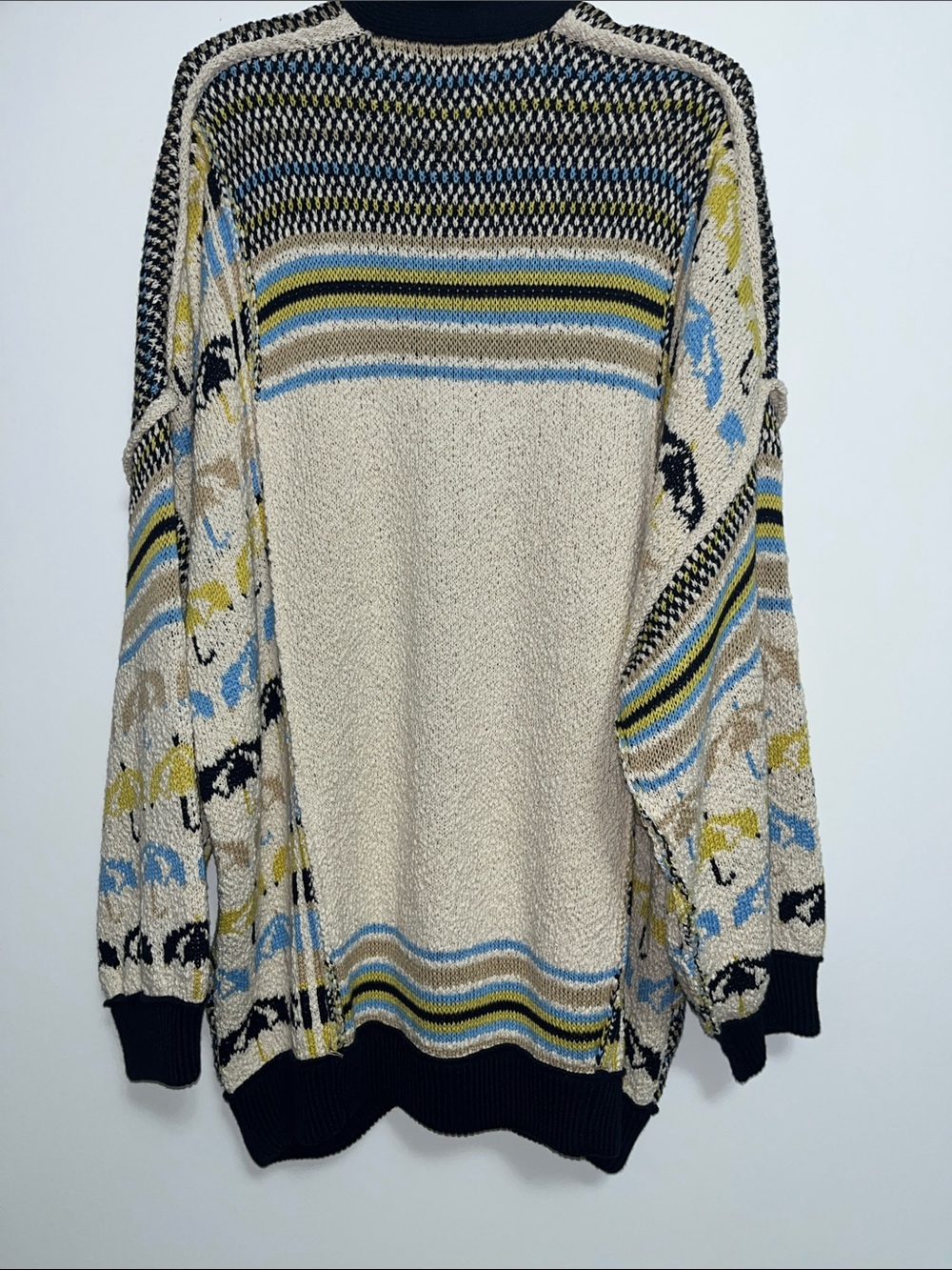 920. FREE PEOPLE We The Free Umbrella Knit Cardigan Sweater Sz XL  NWT $248 - Picture 8 of 8